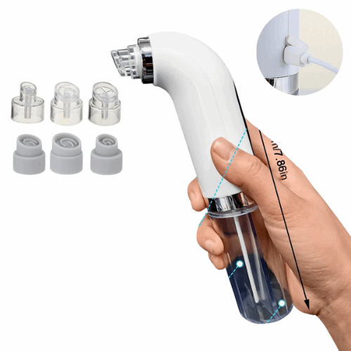 Aspirateur électrique pour les points noirs sur le visage