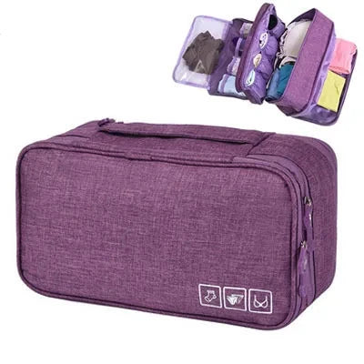 Underwear Cosmetics Makeup Travel Organizer Bag Wardrobe Closet Clothe Pouch Socks Panties Bra Bags