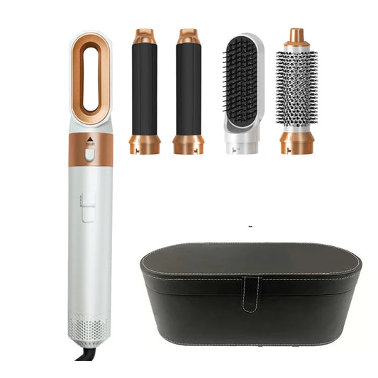 1 Hair Dryer Hot Comb Set Professional Curling Iron Hair Straightener Styling Tool