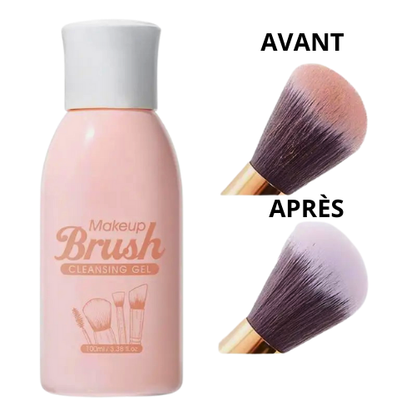 Solution pour nettoyer les pinceaux de maquillage 100ml