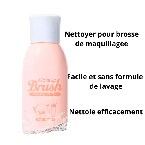 Solution pour nettoyer les pinceaux de maquillage 100ml