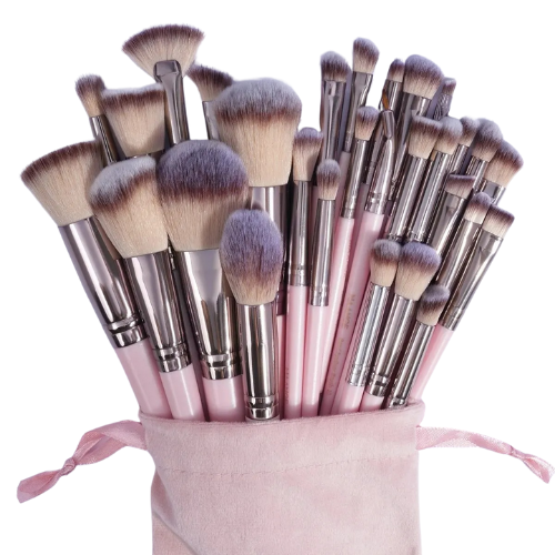 Kit de 30 pièces de maquillage en cheveux synthétique