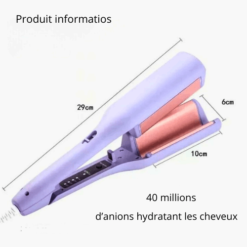 Fer plat 32MM, longue durée  anti-flamme