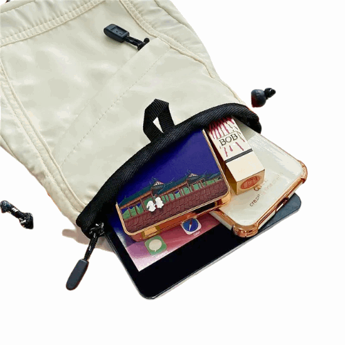 Mini sac de voyage carré Unisexe