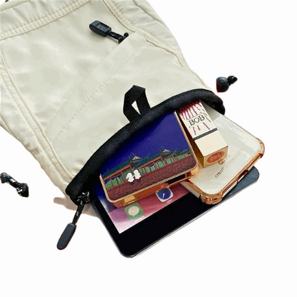 Mini sac de voyage carré Unisexe